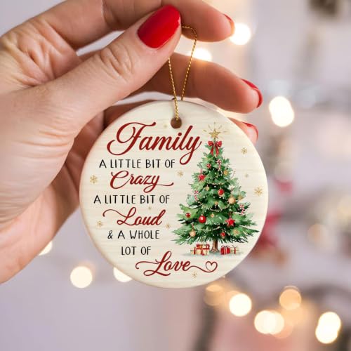 Family Ornament, Family Christmas Ornament 2026 - Variation 01