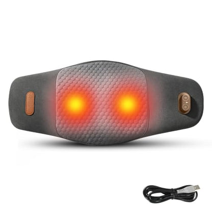 Lumbar Support Pillow with Triple Fusion Back Massager for Posture Relief