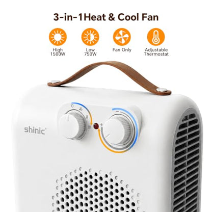 1500W Portable Electric Space Heater for Office and Indoor Use