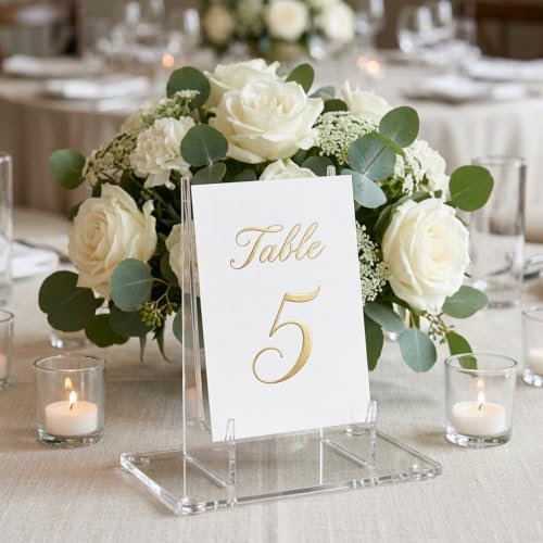 4 Inch Clear Acrylic Book Stand - Desktop Display Easel for Books & Decor - Variation of S 6 × 5.5 × 4 in