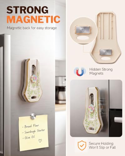 GreenLeaves Magnetic Bread Lame for Sourdough Scoring - Extractable & Safe Baking Tool