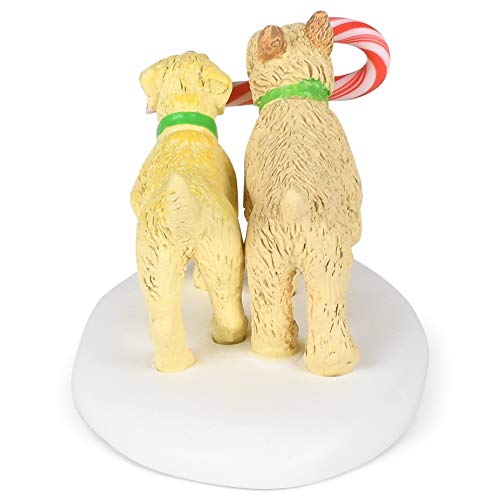 Peppermint Pups Village Figurine - Department 56 Holiday Collection, 1.375 Inch