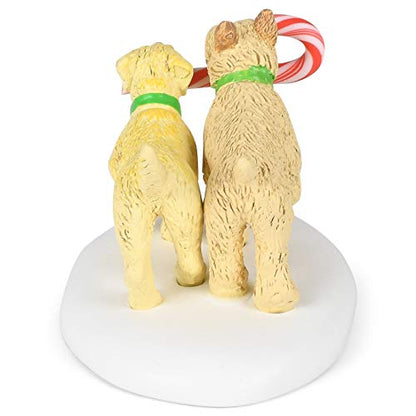 Peppermint Pups Village Figurine - Department 56 Holiday Collection, 1.375 Inch