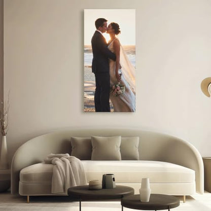 8x16 Custom Canvas Wall Art Prints with Your Photos - Ship Next Day