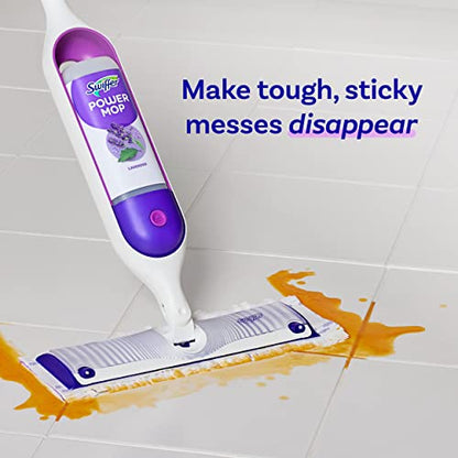 Swiffer PowerMop Floor Cleaning Solution with Fresh Scent, PowerMop Refills, Floor Cleaner for Mopping, 25.3 fl oz, 2 Pack