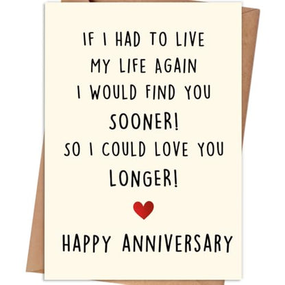 Anniversary Card Gift for Husband Wife - MM-485