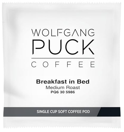 Wolfgang Puck Coffee, Breakfast in Bed Pods, 12 Gram Pods, 16 count