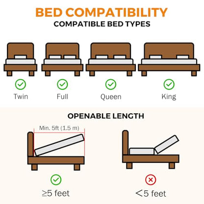 Hydraulic Bed Lift Mechanism 4.6 FT Support Up to 264.6 lbs for Storage Bed