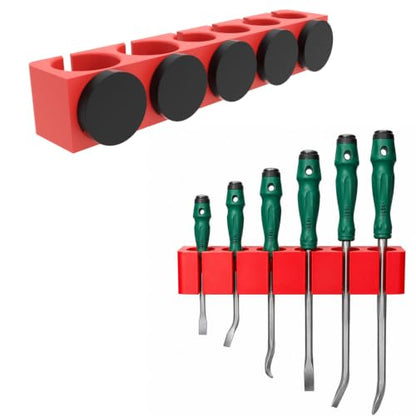 Magnetic Pry Bar Holder Wall Mount Organizer for Garage & Workshop