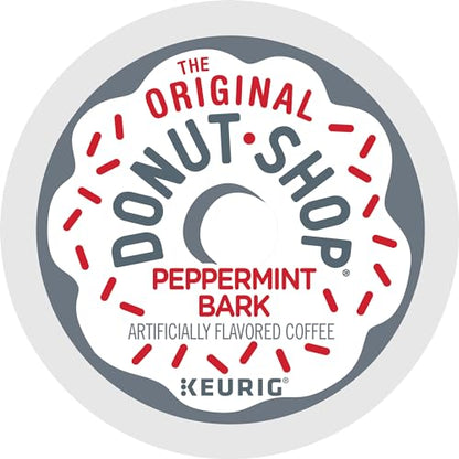 The Original Donut Shop Peppermint Bark Coffee, Black, 12 K-Cup Pods, 4.1 Oz