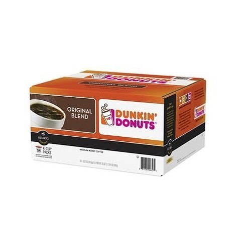 Dunkin Donuts Original Blend Pods K-Cup Pods, Pack Of Two (108 Count)