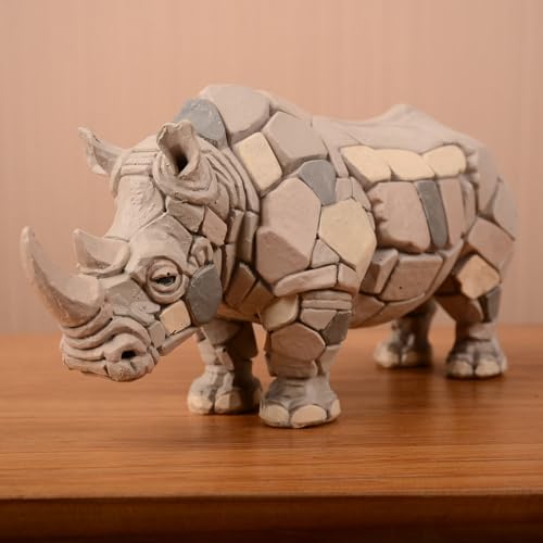 Animal Figurine Rhino Sculpture Modern Home Decor 10.2 Inch - Variation of THIS listing