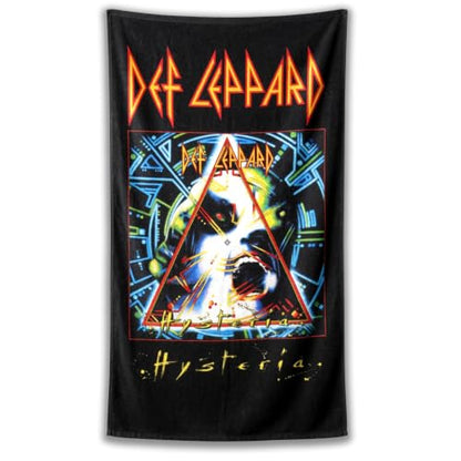 Large Microfiber Beach Towel for Kids and Adults - Def Leppard Design