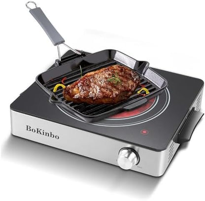 Skiennix 1800W Electric Stove - Compact Portable Infrared Burner for Efficient Cooking | Hot Plate