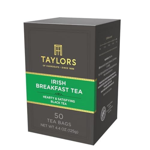 TAYLORS OF HARROGATE Irish Breakfast Tea, 50 CT