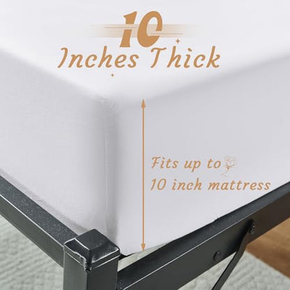 31 x 75 Inch Cot Sheets Pack of 2 - Ultra Soft Breathable Microfiber Fitted Sheets for RV, Camper, Guest Beds, Trifold Mattress
