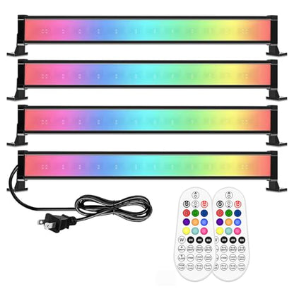 RGB Wall Wash Lights - Color Changing LED Strip Lights with Remote, Waterproof IP66 - Variation 4