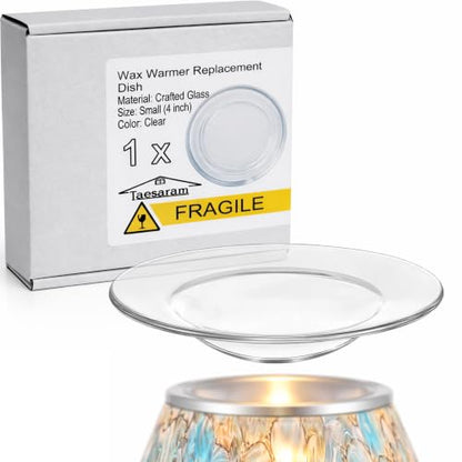 Wax Warmer Plate 4 Inch Clear Replacement Dish for Melts & Oils - Variation 2