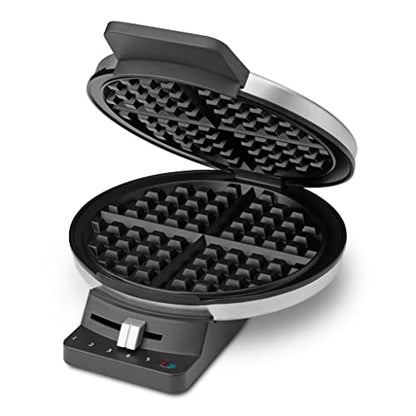 Cuisinart WMR-CAP2 Round Classic Waffle Maker, Brushed Stainless,Silver