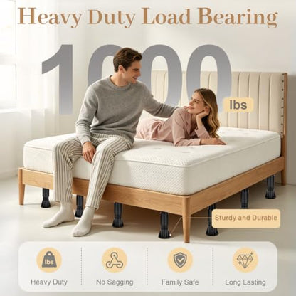Adjustable Bed Support Legs 2 Pcs 6-15.5 Inch Heavy Duty Bed Frame Replacement