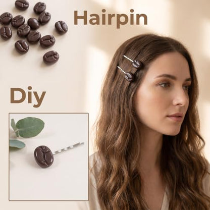 Fake Coffee Beans Decor Set - Resin Artificial Coffee Bean Props for Home & Craft