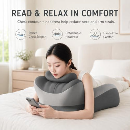 Memory Foam Wedge Pillow for Couples Support & Positioning