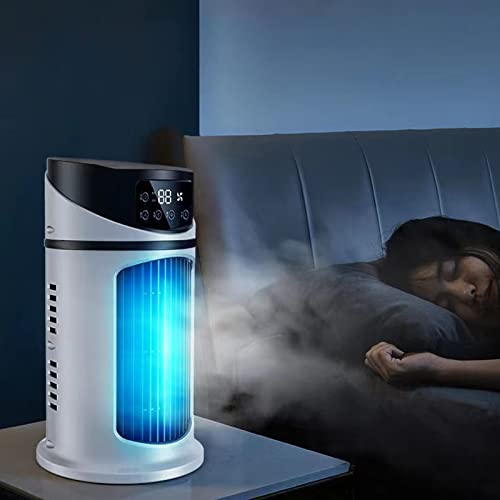 Portable USB Evaporative Air Cooler with Adjustable Fan for Bedroom Office