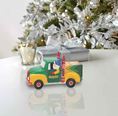 Department 56 North Pole Village Crayola Delivery Service Figurine - Holiday Christmas Decor