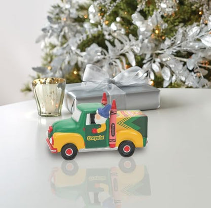 Department 56 North Pole Village Crayola Delivery Service Figurine - Holiday Christmas Decor
