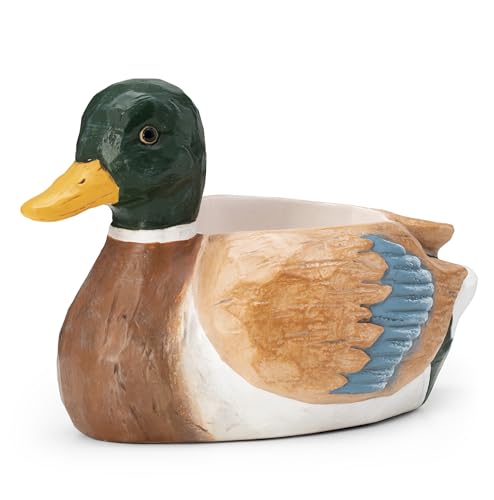 Hand-Painted Ceramic Duck Wax Warmer - Scented Wax Melts for Rustic Decor