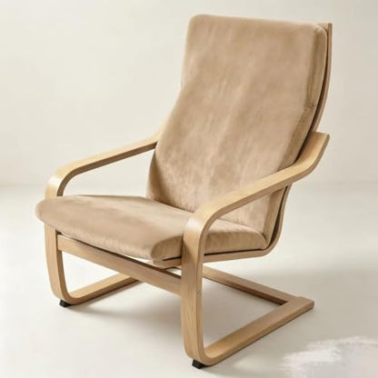 Velvet Chair Slipcover for Poang Rocking Chair - Grey, Camel Variations