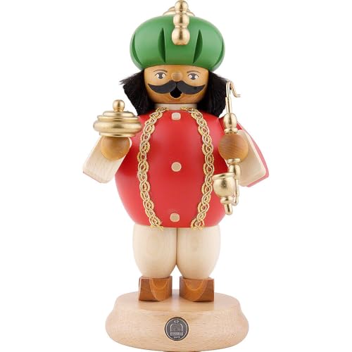 German Incense Smoker Balthasar - Three Wise Men, 18cm Erzgebirge Decor