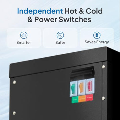 Bottom Load Water Cooler Dispenser with 3 Temperatures & Child Lock