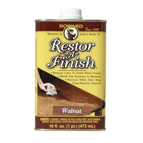 Howard Products RF4016 RF3016 Restor-A-Finish, 16 oz, Walnut, 16 Fl Oz