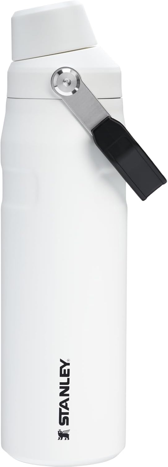 Stanley IceFlow Water Bottle 24 oz - Fast Flow Angled Spout Lid | Lightweight, Leakproof & Insulated | BPA-Free | Chalk
