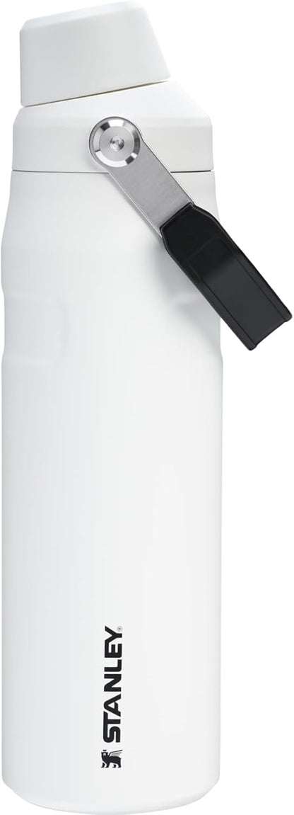 Stanley IceFlow Water Bottle 24 oz - Fast Flow Angled Spout Lid | Lightweight, Leakproof & Insulated | BPA-Free | Chalk
