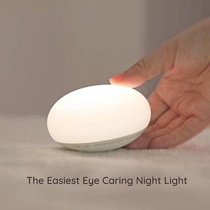 EASZZZ Baby Night Light - Soft BPA-Free Silicone Lamp for Breastfeeding | Eye-Caring, Stepless Dimming, 1-Pack