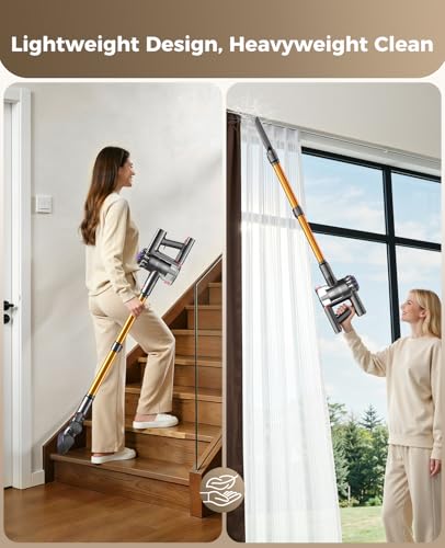 Golden Cordless Stick Vacuum Cleaner 500W 45KPa 45Min Runtime