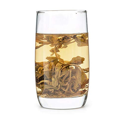 Oriarm Dragon Pearls Jasmine Green Tea Loose Leaf - 250g Jasmine Pearl Tea - 2nd Grade - Resealable Bag