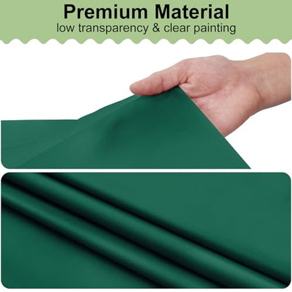 Disposable Green Christmas Tablecloth 54 x 108 Inches - Pack of 6