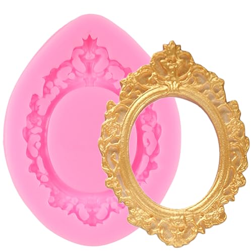 Photo Frame Silicone Mold for Cake Decorating - Style A
