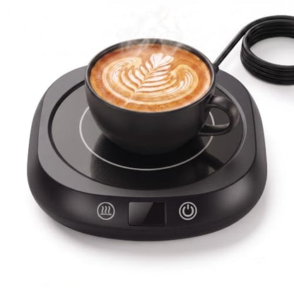 9-Level Electric Mug Warmer for Desk - Fast Coffee & Candle Heating with Touch Control