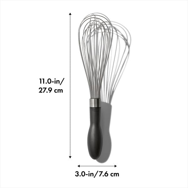 OXO Good Grips Balloon Whisk - 11-Inch Stainless Steel Kitchen Tool for Perfect Mixing