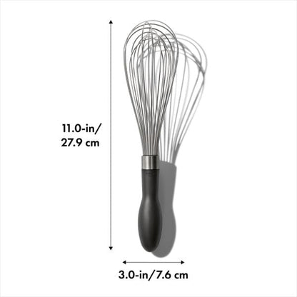 OXO Good Grips Balloon Whisk - 11-Inch Stainless Steel Kitchen Tool for Perfect Mixing