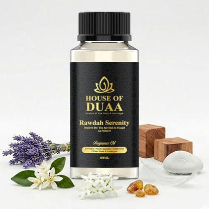 Rawdah Serenity Fragrance Oil for Diffuser - 16.91 Fl Oz - Home & Office