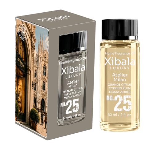 Home Fragrance Diffuser Oil - Atelier Milan, 60ml / 2 Fl Oz - Luxury Aromatherapy Scent for Waterless Diffusers