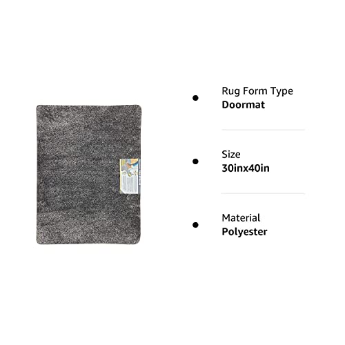 Trek N' Clean Microfiber NFSI High-Traction Mat Indoor/Outdoor 30x40