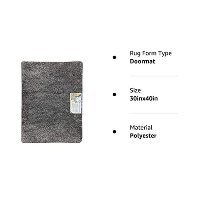 Trek N' Clean Microfiber NFSI High-Traction Mat Indoor/Outdoor 30x40