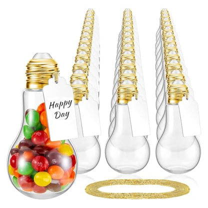 72 Light Bulb Shaped Candy Containers for Weddings & Holidays