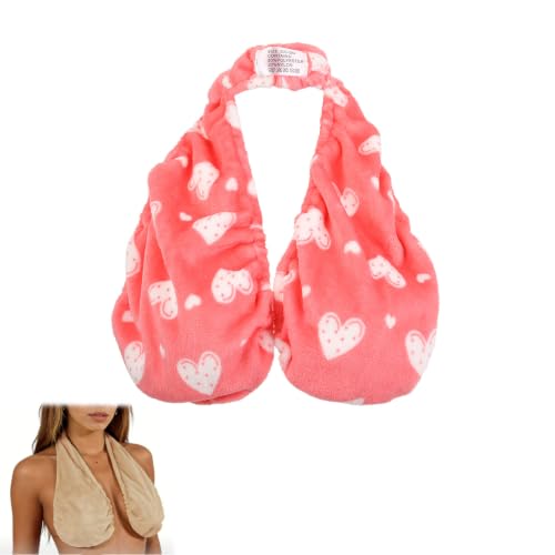 Adjustable Hands-Free Pink Towel Sling for Women C-DD Variation